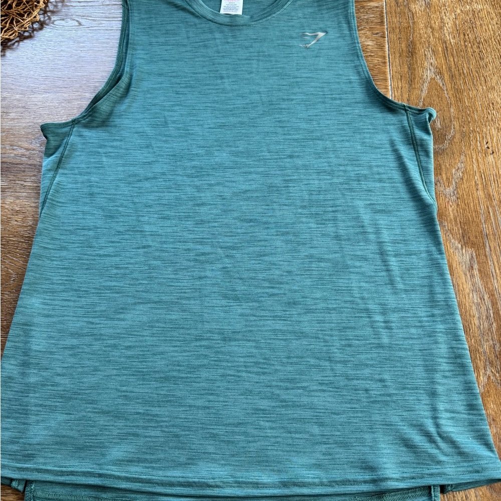 Gymshark Teal Muscle Tee